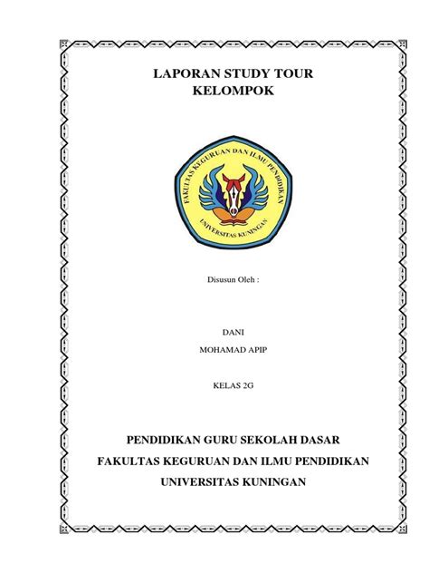 Contoh Format Laporan Observasi Study To Pdf