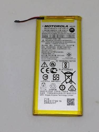 Bateria Hg30 3000mah 2810mah Motorola Moto G5s Xt1792 R 64 90 Em