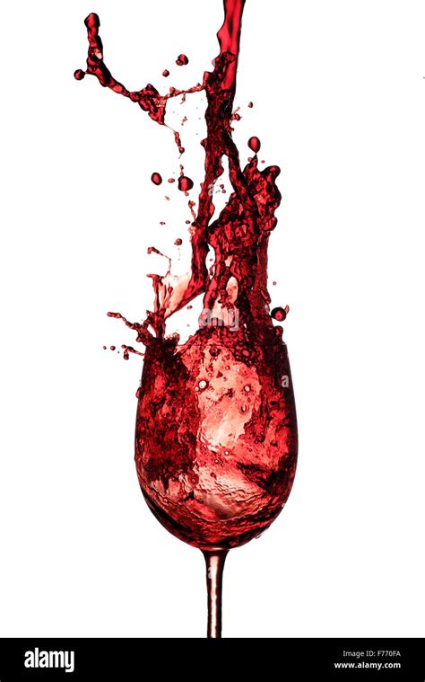 red wine splash Stock Photo - Alamy