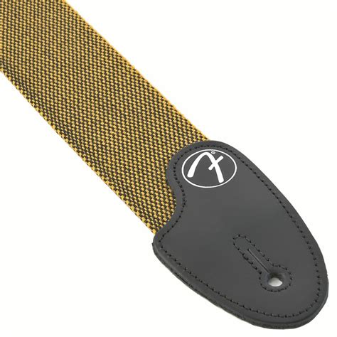 Fender 2 Tweed Guitar Strap Gold And Black At Gear4music