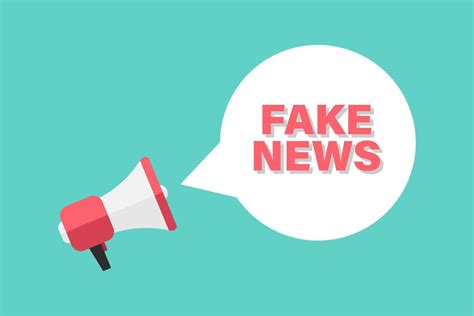 Megaphone And Fake News Vector Illustration 5352849 Vector Art At Vecteezy