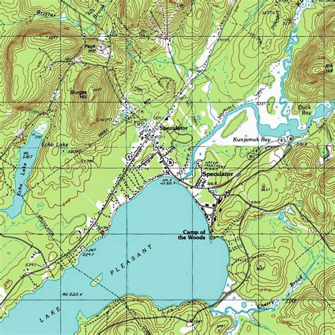 Map Catalog Topographic Map Surrounding Lake Pleasant