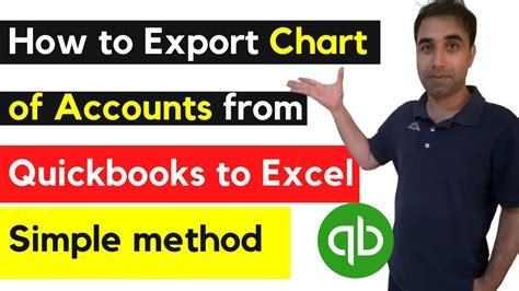 How To Export Chart Of Accounts From Quickbooks Desktop To Excel