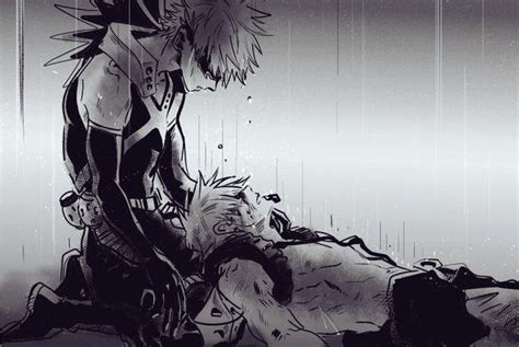 Resultado De Imagen Para Bakugou X Kirishima Imagenes Anime Tristes