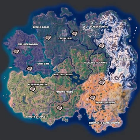 All Weapon Bunker Locations In Fortnite Season 2 Chapter 5