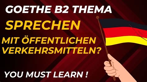 B Pr Sentation Sprechen Thema Mit Ffentlichen Verkehrsmitteln Youtube