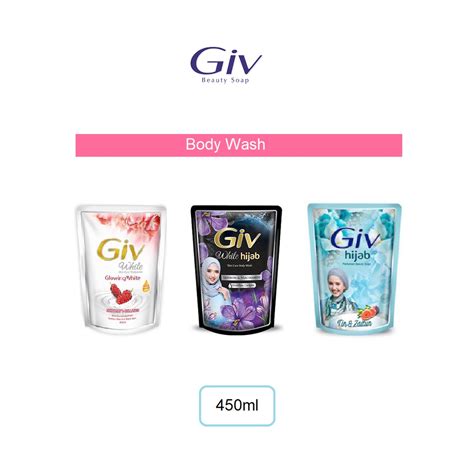 Jual Giv White Hijab Body Wash 450ml Shopee Indonesia