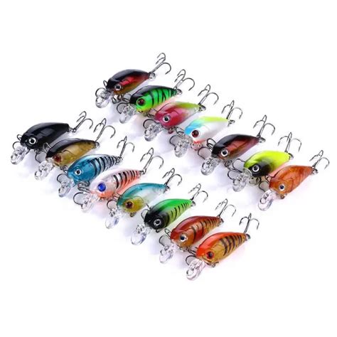 Mixed Colors Minnow Fishing Lures Set Cm G Mini Crank Wobblers