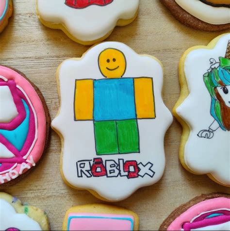 Girl Roblox Birthday Cookies Set 1 Etsy