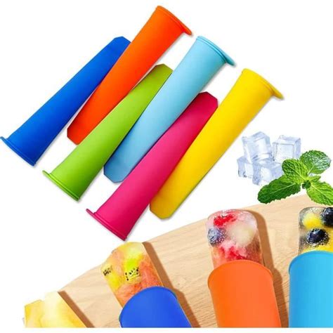 Lot De Moules Glace En Silicone Pour Enfants Multicolores