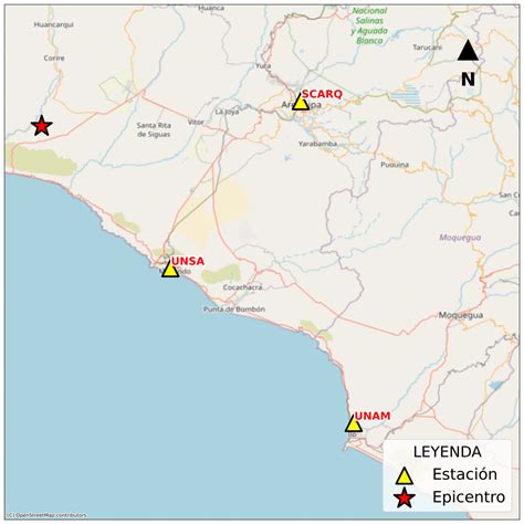 Acelerogramas Del Sismo De Camana Camana Arequipa Del De Julio