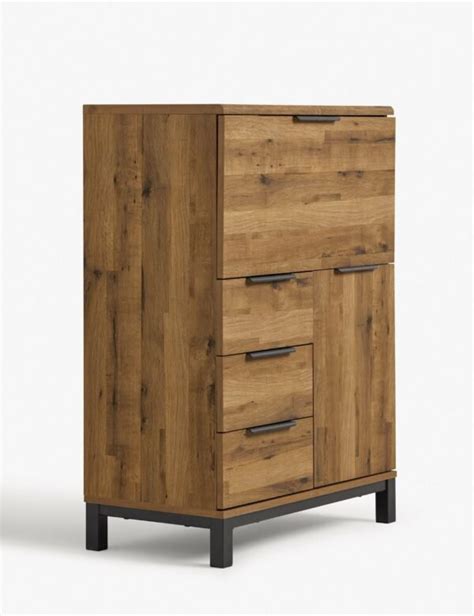 Bilund Oak Effect Bureau Desk Karmaindika