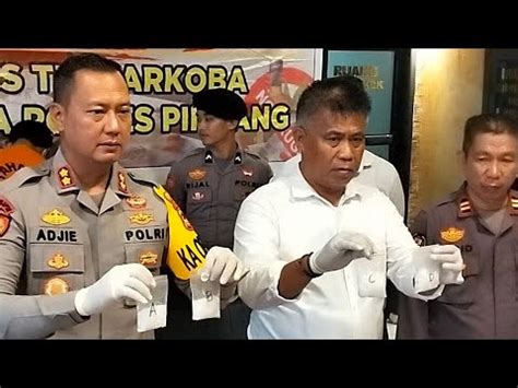 Press Release Pengungkapan Kasus Narkoba Polres Pinrang Januari Maret