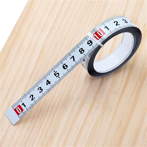 New Mm Wide Self Adhesive Metric Ruler Miter Track Tape Measure Steel