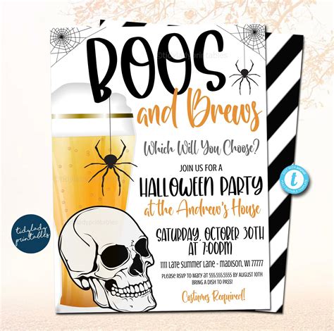 Adult Halloween Costume Party Invitations