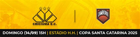 Criciúma X Camboriú - CRICIÚMA X CAMBORIÚ / COPA SANTA CATARINA 2025 - Minha Entrada