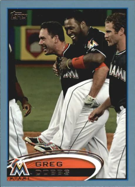 Carte De Baseball Topps Update Wal Mart Blue Border Marlins Us