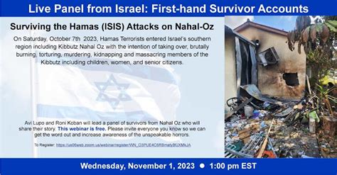 Surviving the Hamas Attacks on Nahal-Ozing | Security Info Watch