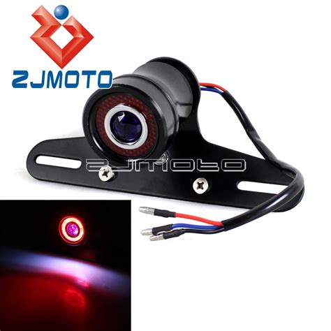 Luz Trasera Led Vintage Para Motocicleta L Mpara De Parada Trasera Con