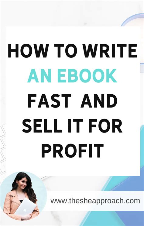 How To Write An Ebook Fast And Sell It For Profit Artofit