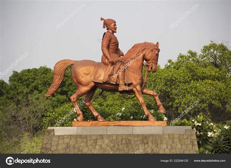 Statue Shivaji Maharaj Riding Horse Pune University Campus Pune India ...