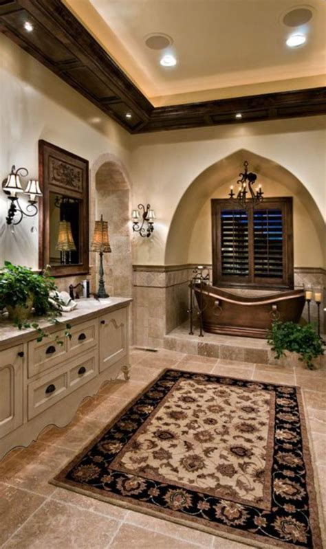 25 Stunning Bathroom Designs Tuscan Bathroom Decor Tuscan House