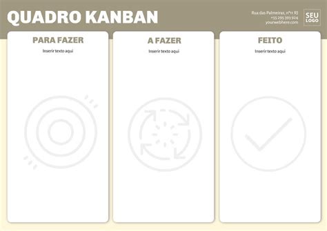 Modelos Grátis Para Criar Quadros Kanban Para Imprimir