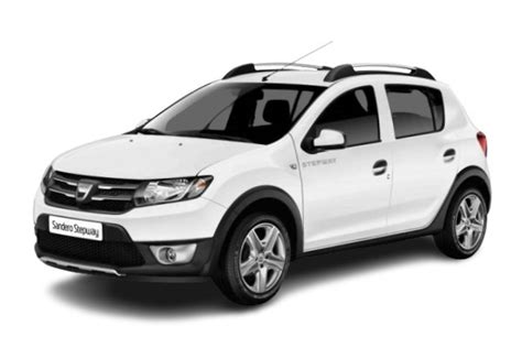 Dacia Sandero Stepway II B52 2013 2016 Размеры колеc и шин