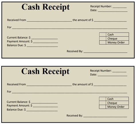 Microsoft Word Payment Receipt Template Jesintl