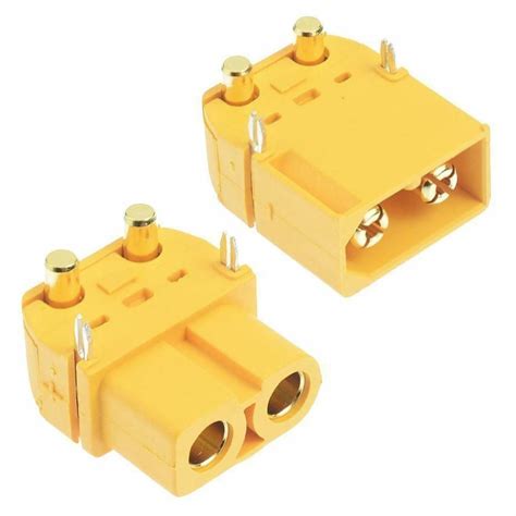 Pair Male Female XT60PW Gold Plated Connector 30A Amass EBay