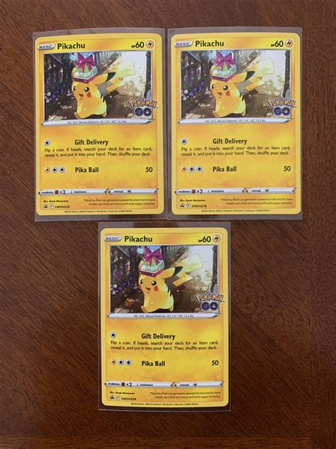 Pok Mon Tcg Pikachu Swsh Black Star Promos Swsh Holo Promo Set Of