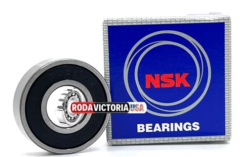 NSK Single Row Deep Groove Ball Bearing 6001VV 12x28x8mm 6001dd1 6001