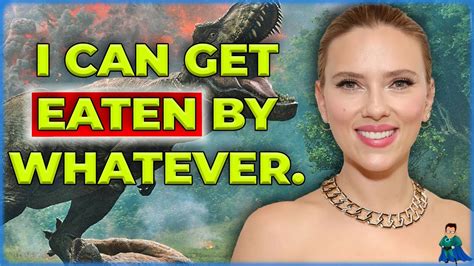 Scarlett Johansson Jurassic World 4 Excitement Youtube