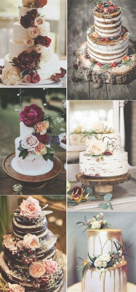 Delicious Fall Wedding Cakes That Wow Sonbahar D N Pastalar