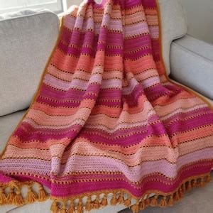 Crochet Blanket Pattern Turkish Delight Easy Beginner Level Page Pdf