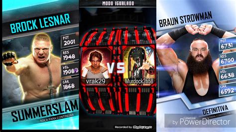 Wwe Supercard Espa Ol Tenemos A Strowman Definitivo Mega