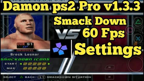 Damon Ps2 Pro Wwe Smackdown Here Comes The Pain Full Speed Settings