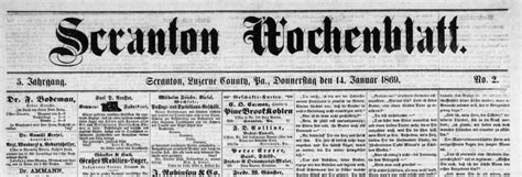 Free Online German-Language Newspapers | Sassy Jane Genealogy