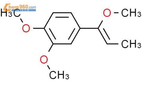 175096 33 0 Benzene 1 2 dimethoxy 4 1Z 1 methoxy 1 propenyl 化学式结构