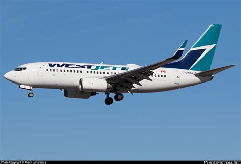 C Gwbj Westjet Boeing Ct Wl Photo By Thom Luttenberg Id