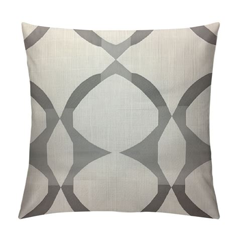 Jeuxus Moroccan Quatrefoil Lattice Gray Throw Pillow Cover Turquoise