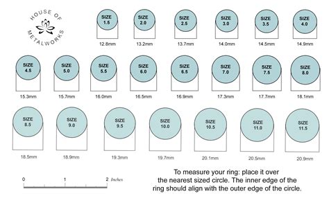 Ring Size Chart Ring Sizer Ring Sizing Tool Ring Size Etsy Uk