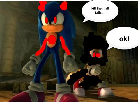 evil sonic and dark tails - Sonic the Hedgehog Fan Art (33456765) - Fanpop