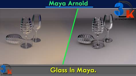 How To Create Glass In Maya Arnold Create Glass Shaders Maya How To Create Glass Render Maya