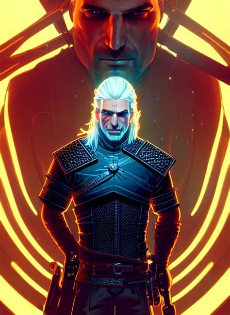 Dream Symmetry Portrait Of Geralt Of Rivia Sci Stable Diffusion