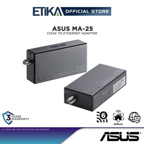 Asus Ma Gbps Ethernet Over Coax Adapter Moca High Speed