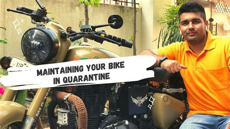 How To Maintain Your Motorcycle During Quarantine Lockdown Tips Youtube