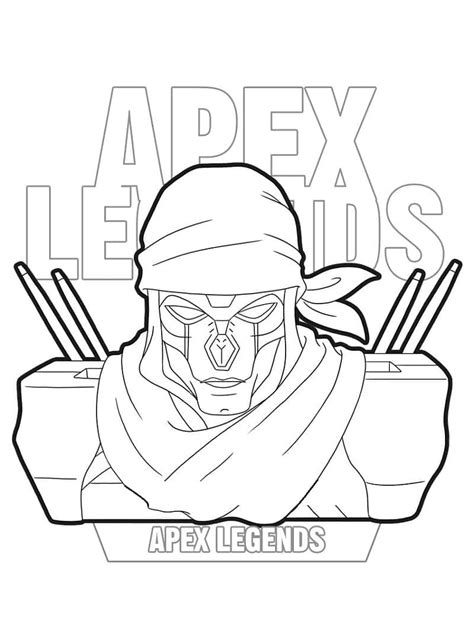 Målarbild Revenant från Apex Legends Skiv ut gratis på malarbilder se