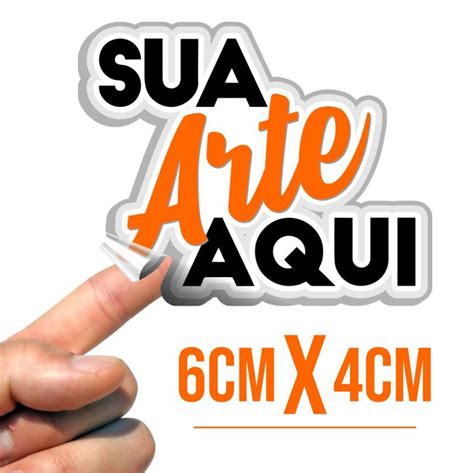 Etiqueta Adesiva Sua Logo X Kit C Unid Kradesivos