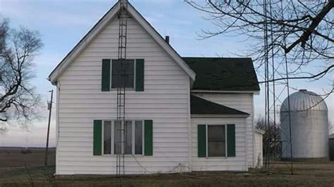 Fowler Indiana Farm House Old Buildings Outdoor Structures Farmhouse